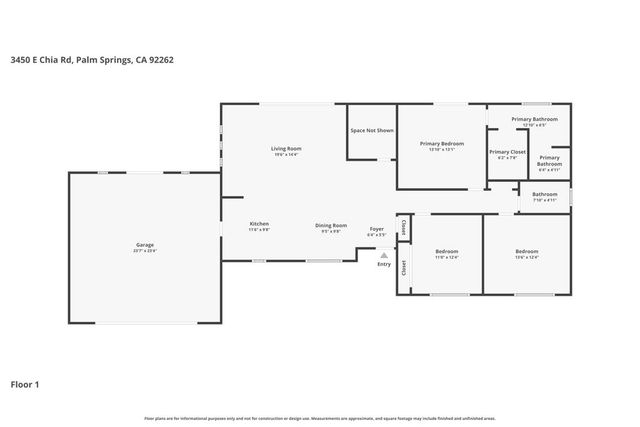 3450 E Chia Road, Palm Springs, CA 92262