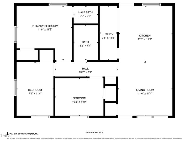 1322 Elm Street, Burlington, NC 27217