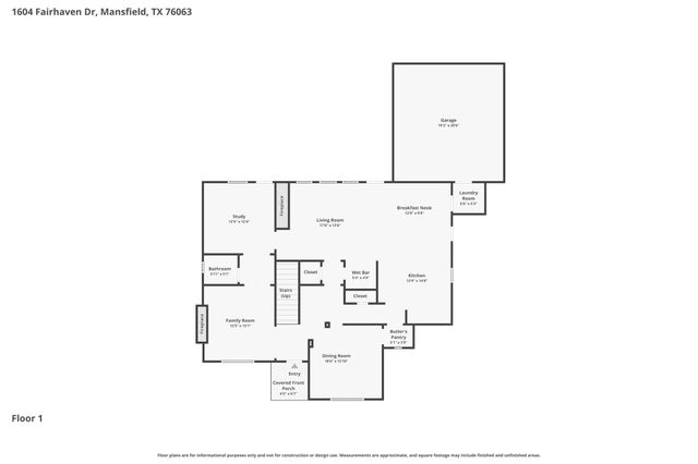1604 Fairhaven Drive, Mansfield, TX 76063