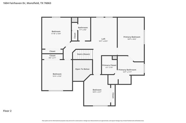 1604 Fairhaven Drive, Mansfield, TX 76063