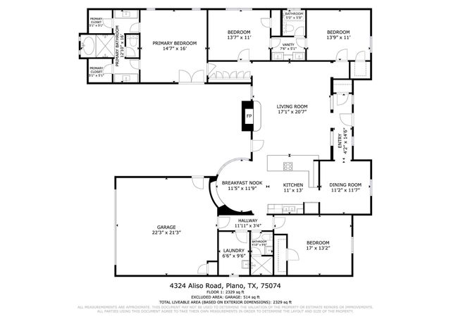 4324 Aliso Road, Plano, TX 75074