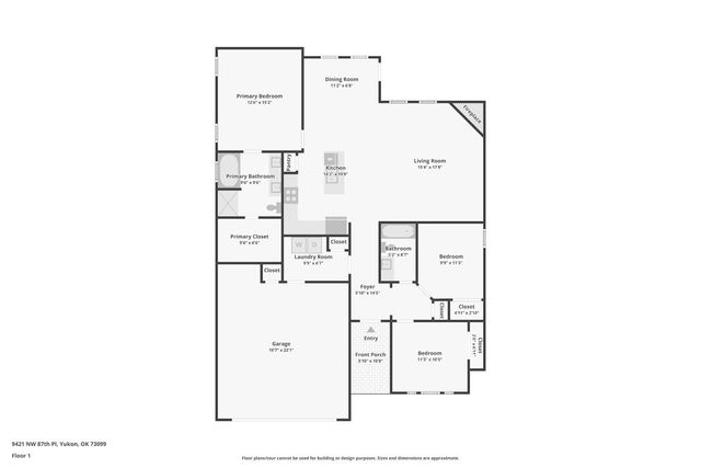 9421 NW 87th Place, Yukon, OK 73099