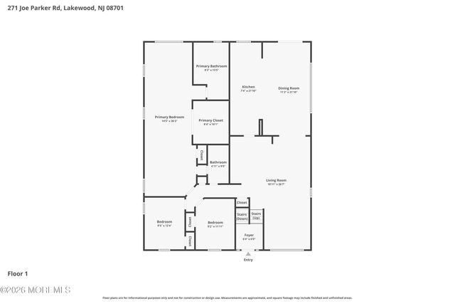 271 Joe Parker Road, Lakewood, NJ 08701