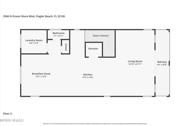 2946 N Ocean Shore Boulevard, Flagler Beach, FL 32136