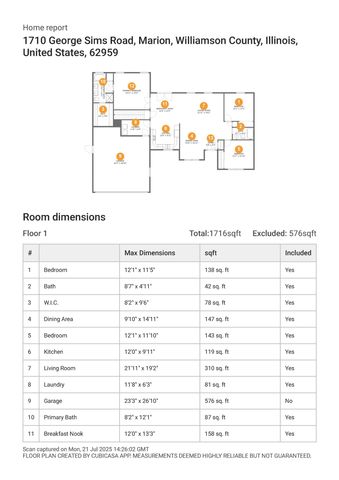1710 George Sims Road, Marion, IL 62959