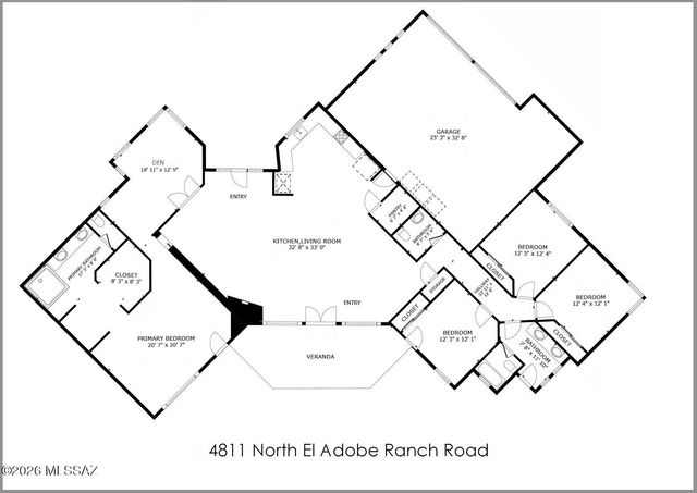 4811 N El Adobe Ranch Road, Tucson, AZ 85745