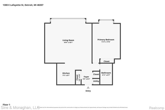 1300 E Lafayette Street 905, Detroit, MI 48207