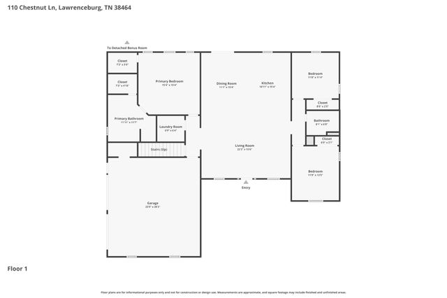110 Chestnut Ln, Lawrenceburg, TN 38464