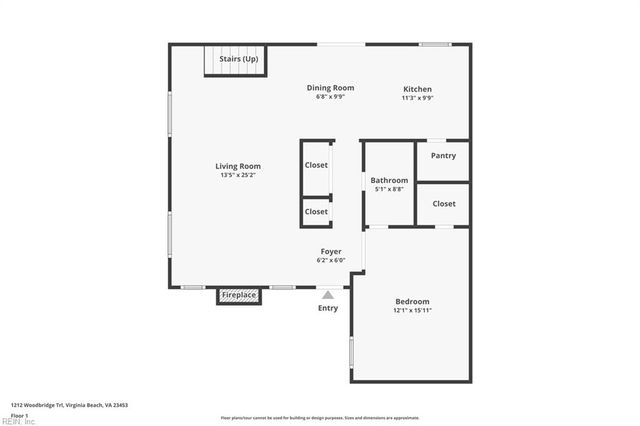 1212 Woodbridge TRL, Virginia Beach, VA 23453