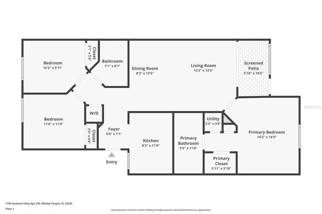 1195 GODAVARI WAY 105, Wesley Chapel, FL 33543
