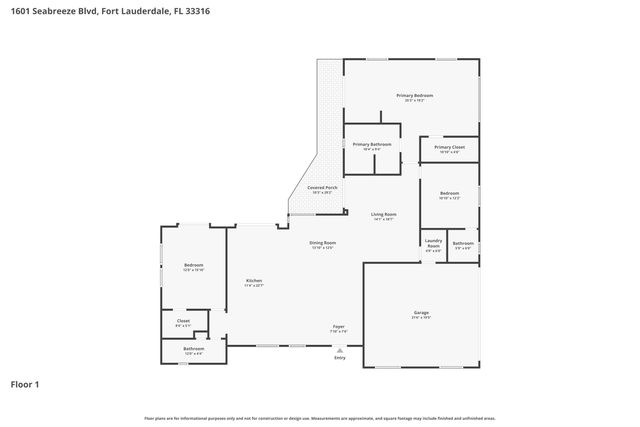 1601 Seabreeze Boulevard, Fort Lauderdale, FL 33316