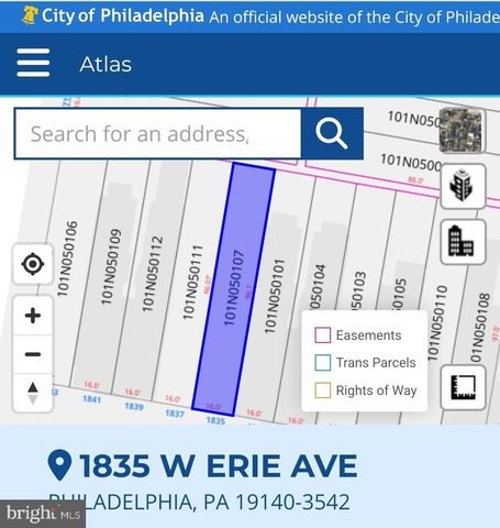1835 AND 1837 W ERIE AVE, Philadelphia, PA 19140