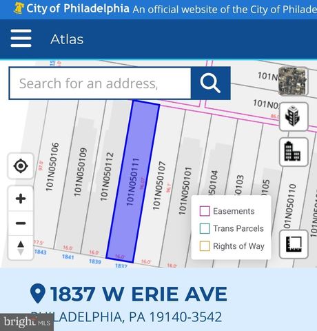 1835 AND 1837 W ERIE AVE, Philadelphia, PA 19140