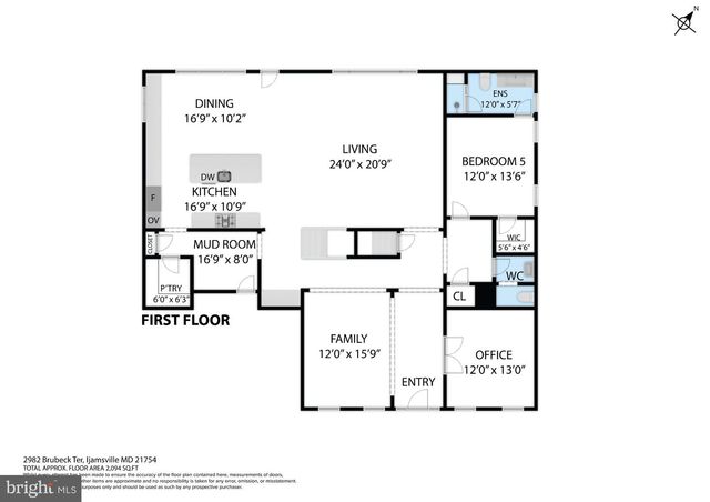 2982 BRUBECK TER, Ijamsville, MD 21754