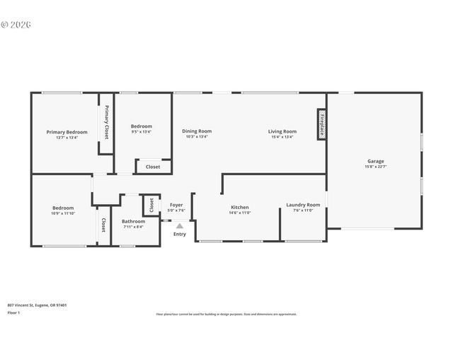 807 VINCENT St, Eugene, OR 97401