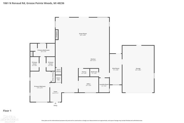 1061 N Renaud Road, Grosse Pointe Woods, MI 48236