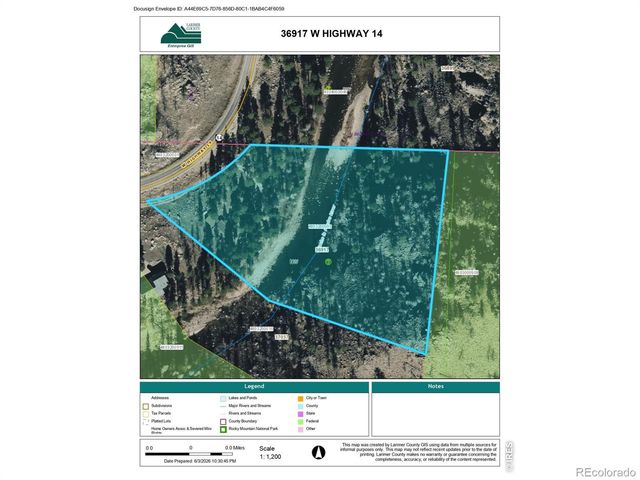 36917 Poudre Canyon Road, Bellvue, CO 80512