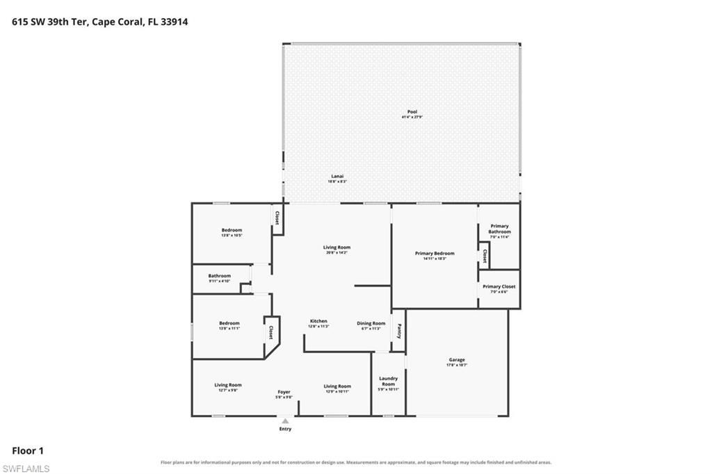 Image 46 of property listing at 615 SW 39th TER, Cape Coral, FL 33914