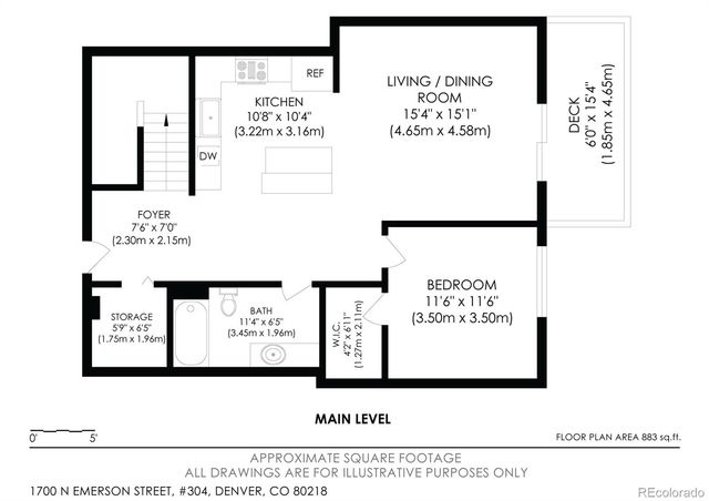 1700 N Emerson Street 304, Denver, CO 80218