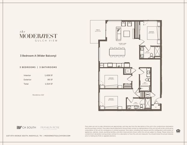 1107 8th Ave S Apt 322, Nashville, TN 37203