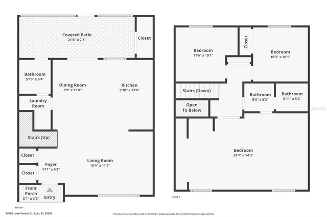 14805 LAKE FOREST DRIVE, Lutz, FL 33559