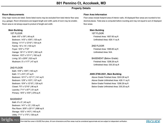 801 PENNINO CT, Accokeek, MD 20607