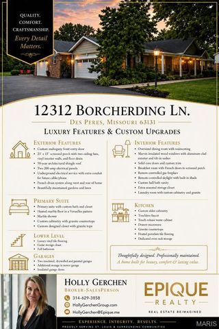 12312 Borcherding Lane, Des Peres, MO 63131