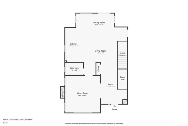 1225 N Anderson Street, Tacoma, WA 98406
