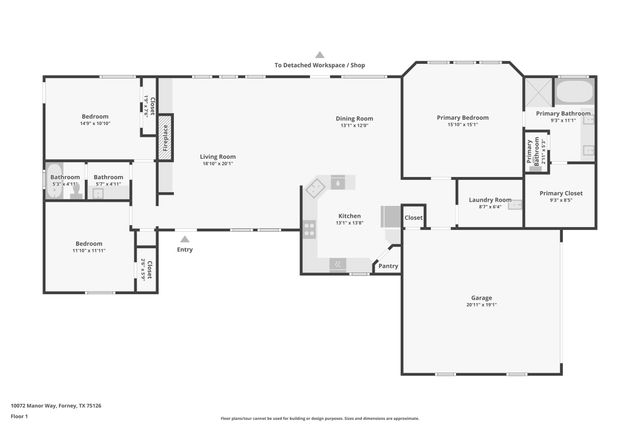 10072 Manor Way, Forney, TX 75126