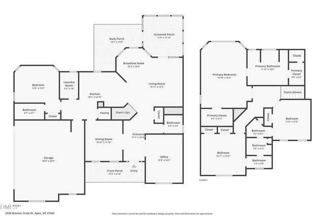 2536 Maxton Crest Drive, Apex, NC 27539
