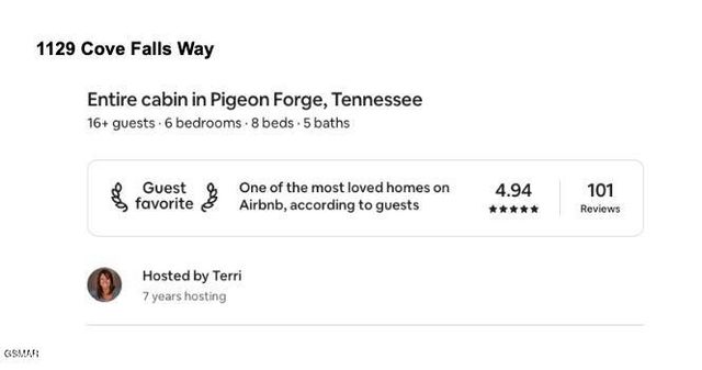 1129 Cove Falls Way, Pigeon Forge, TN 37863