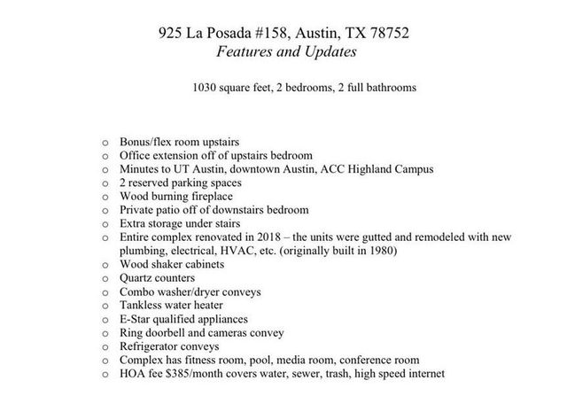 935 La Posada DR 158, Austin, TX 78752
