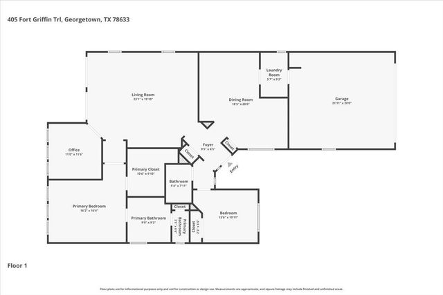 405 Fort Griffin TRL, Georgetown, TX 78633