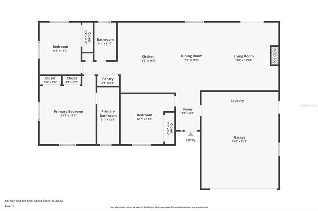 617 GOLF AND SEA BOULEVARD, Apollo Beach, FL 33572