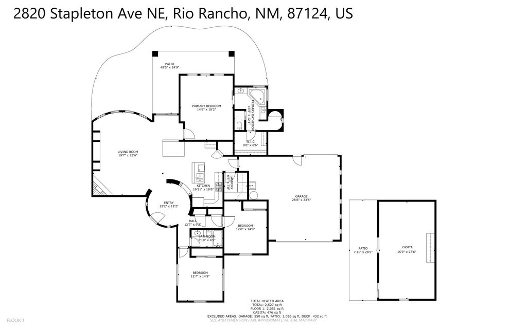 Image 36 of property listing at 2820 Stapleton Avenue NE, Rio Rancho, NM 87124