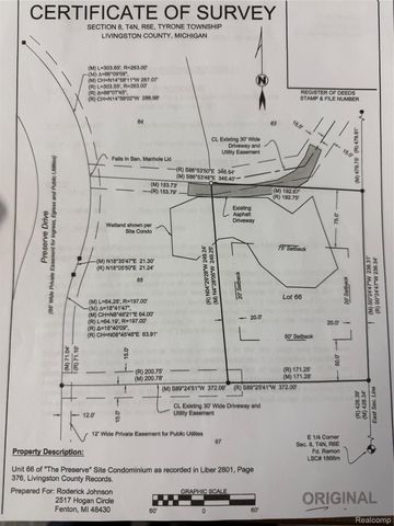 Lot 66 Preserve Drive, Tyrone Township, MI 48430
