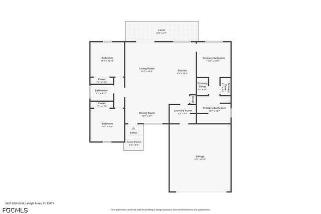 3421 55th ST W, Lehigh Acres, FL 33971