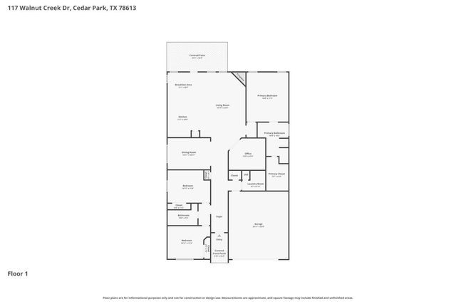 117 Walnut Creek DR, Cedar Park, TX 78613