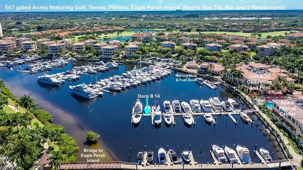B-14 48 FT Boat Slip at Gulf Harbour Marina, Fort Myers, FL 33908