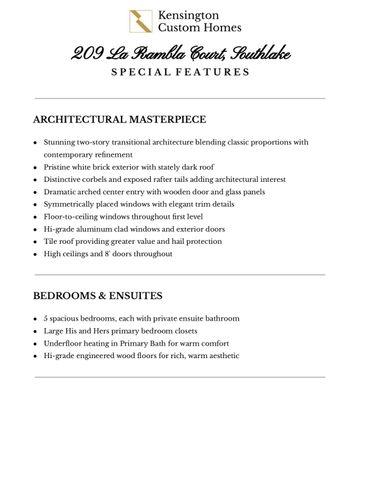 209 La Rambla Court, Southlake, TX 76092