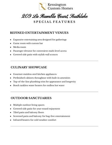 209 La Rambla Court, Southlake, TX 76092