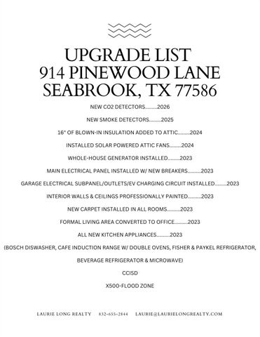 914 Pinewood Lane, Seabrook, TX 77586