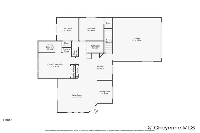 1609 MAROON DR, Cheyenne, WY 82001