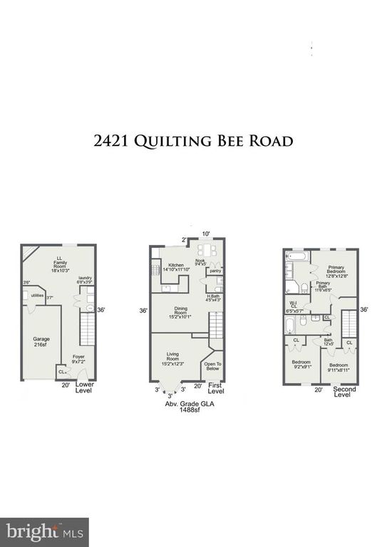 2421 QUILTING BEE RD, Baltimore, MD 21228