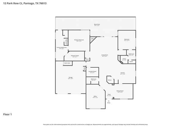 12 Park Row Court, Pantego, TX 76013