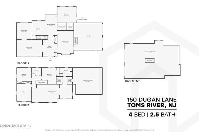 150 Dugan Lane, Toms River, NJ 08753