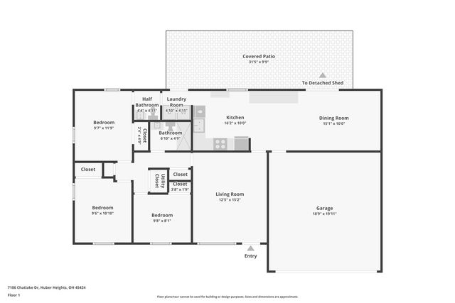 7106 Chatlake Drive, Huber Heights, OH 45424