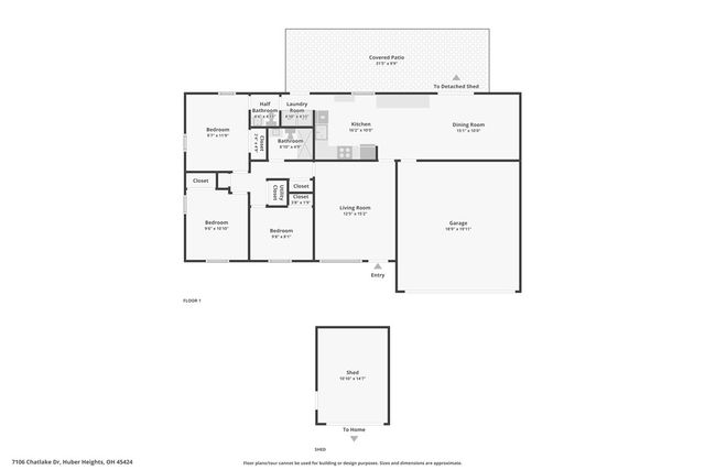 7106 Chatlake Drive, Huber Heights, OH 45424