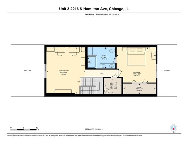 2216 N Hamilton Avenue 3, Chicago, IL 60647
