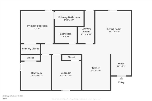 201 College St, N, Cowan, TN 37318